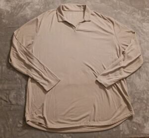 BYLT Premium Basics Performance Long Sleeve Polo Shirt Mens 2XL